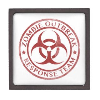 Zombie Outbreak Response Team Premium Keepsake Boxes