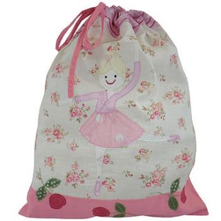 embroidered child's laundry bags by posh totty designs interiors