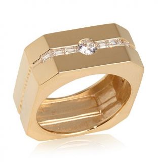 Men's 0.61ct Absolute™ Round and Baguette Octagonal Ring