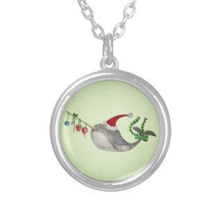 Cute Christmas Narwhal Custom Jewelry