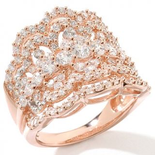 Victoria Wieck 1.84ct Absolute™ "Vintage Lace" Band Ring