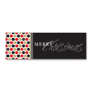 GIFT TAG  minispot snowflake BL5 Business Card Templates