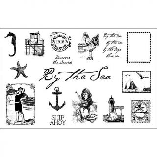 TJ Designs Rubber Stamp Set   By The Sea