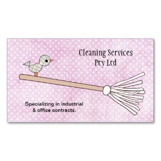 Cleaner Cleaning Service Business Profile Card Business Card Template