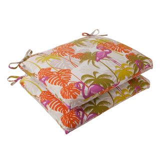 Pillow Perfect 'Plume' Indoor/ Outdoor Seat Cushions (Set of 2) Pillow Perfect Outdoor Cushions & Pillows