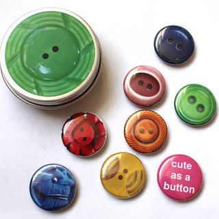 tin of button magnets by sally weatherill