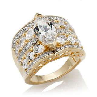 Victoria Wieck 4.46ct Absolute™ Marquise Wide Band Ring
