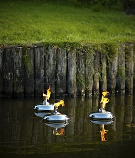 venice floating oil lamp by posh garden furniture