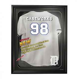 Caseworks MLB Cabinet Style Jersey Display Case   Anaheim Angels   Detroit Tige