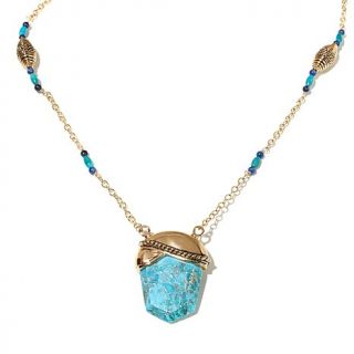 Studio Barse Gemstone Nugget Bronze "Taurus" 37" Necklace