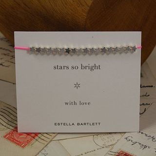 stars so bright friendship bracelet by nest