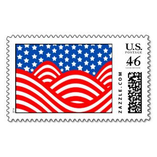 This Land Is Your Land Military Wedding Invitation Postage Stamps