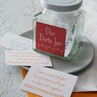 couple's date jar by the green gables