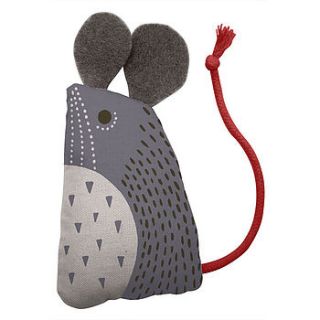 'miles' mouse squeaky toy by solitaire