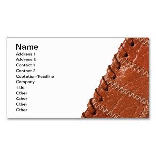 Brown Leather Texture On White Background Business Card Templates