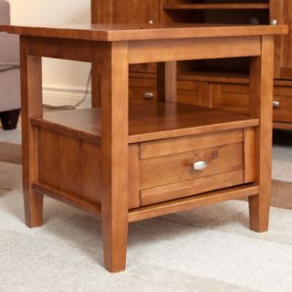 Warm Shaker End Table