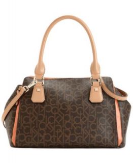 Calvin Klein Monogram Satchel   Handbags & Accessories