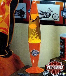 16" Harley Davidson Orange Motion Lava Lamp #HD HDO 239   Table Lamps