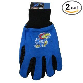 KU Work Gloves Men's Large KANSAS JAYHAWKS