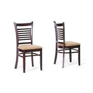 Cathy Brown Wood Modern Dining Chair   Set of 2