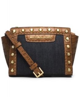 MICHAEL Michael Kors Selma Pick Stitch Large Zip Clutch   Handbags & Accessories