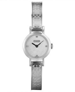 COACH WOMENS SIGNATURE ETCHED BANGLE BRACELET WATCH 14500687   Watches   Jewelry & Watches