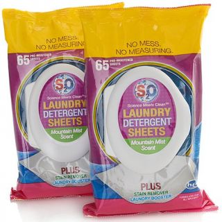 S2O 130 Count Laundry Sheets   Mountain Mist