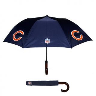 Chicago Bears NFL Umbrella with Wood Handle
