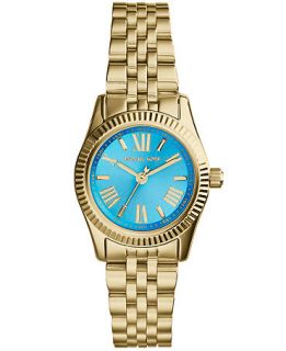 Michael Kors Womens Mini Lexington Gold Tone Stainless Steel Bracelet Watch 26mm MK3271   Watches   Jewelry & Watches