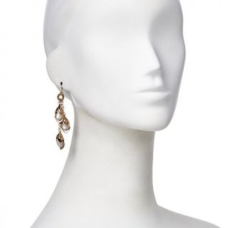 Studio Barse "Perennial" Mother of Pearl Bronze Drop Earrings