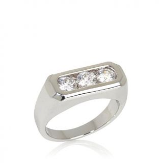 Men's 2.4ct Absolute™ Channel Set Signet Band Ring