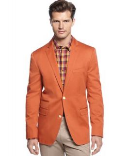 Tallia Orange Jacket, Elbow Patch Sportcoat  Slim Fit   Blazers & Sport Coats   Men