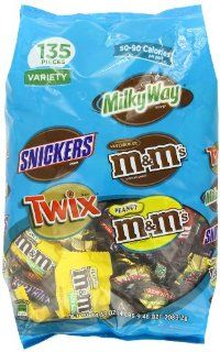 Mars Fun size Mix Variety Stand up Pouch, 73.48 Ounce  Chocolate Assortments And Samplers  Grocery & Gourmet Food