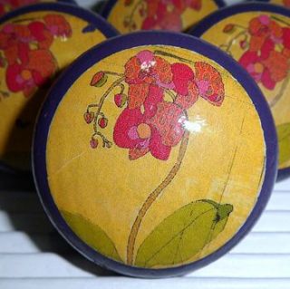 orchid door or drawer knob by surface candy