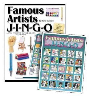 J I N G O Game   Famous Artists Toys & Games