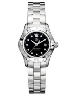 TAG Heuer Womens Swiss Aquaracer Stainless Steel Bracelet Watch 27mm WAF1410.BA0823   Watches   Jewelry & Watches