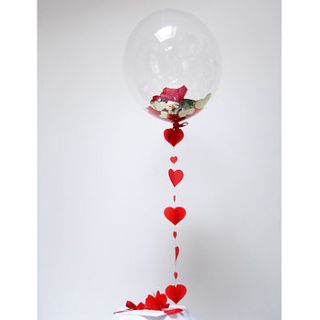 'will you be my valentine?' balloon by bubblegum balloons