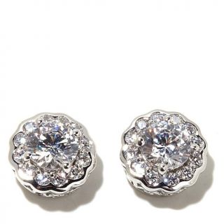 Victoria Wieck 2.28ct Absolute™ "Floral" Stud Earrings