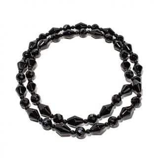 Jay King Black Agate Bead 42" Necklace