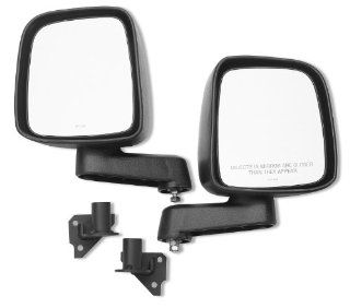 Warrior Products 1519 Tube Door Mirror Mount with Mirrors for Jeep JK 07 10 and Jeep XJ 84 01 Automotive