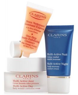 Clarins Multi Active Skin Solutions Value Set   Skin Care   Beauty