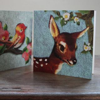 cross stitch cards by madame chalet