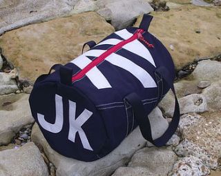 personalised sailcloth kit bags by paul newell sails