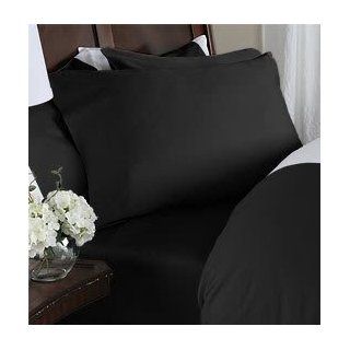 Bed in a Bag 1659 king RT 8pc Solid Black 550TC King Egyptian Cotton Bed in a Bag  