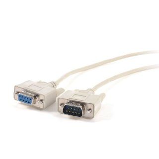 RS232 DB9 9 Pin Male to Female Serial Port Cable Industrial Adapter 1.3M Cell Phones & Accessories