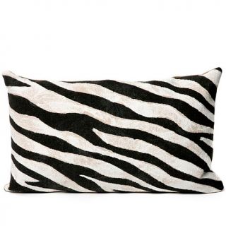 Decorative 20" Oblong Zebra Pillow