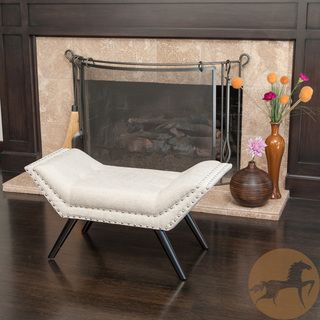 Christopher Knight Home Rosalynn Tufted Fabric Ottoman/Bench Christopher Knight Home Ottomans