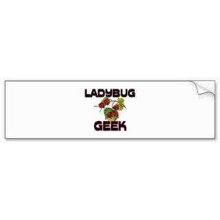 Ladybug Geek Bumper Sticker