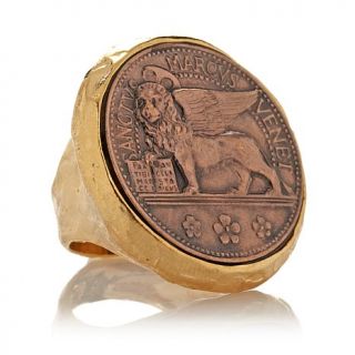 Bellezza "Medaglia" Bronze San Marco Lion Medallion Ring