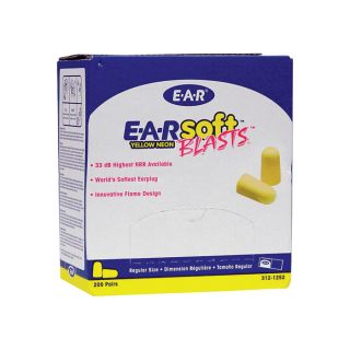 3M E-A-Rsoft Yellow Blasts Earplugs — 200 Pairs  Hearing Protection